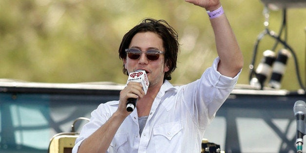 LAS VEGAS, NV - SEPTEMBER 21: Actor Jackson Rathbone speaks onstage during the iHeart Radio Music Festival Village on September 21, 2013 in Las Vegas, Nevada. (Photo by Isaac Brekken/Getty Images for Clear Channel)