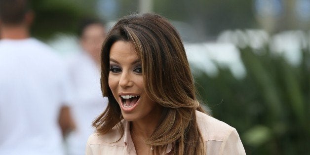 LOS ANGELES, CA - SEPTEMBER 20: Eva Longoria is seen on September 20, 2013 in Los Angeles, California. (Photo by JB Lacroix/W