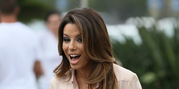 LOS ANGELES, CA - SEPTEMBER 20: Eva Longoria is seen on September 20, 2013 in Los Angeles, California. (Photo by JB Lacroix/WireImage)