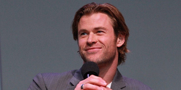 NEW YORK, NY - SEPTEMBER 18: Actor Chris Hemsworth attends Meet The Actors at the Apple Store Soho on September 18, 2013 in New York City. (Photo by Jim Spellman/WireImage)