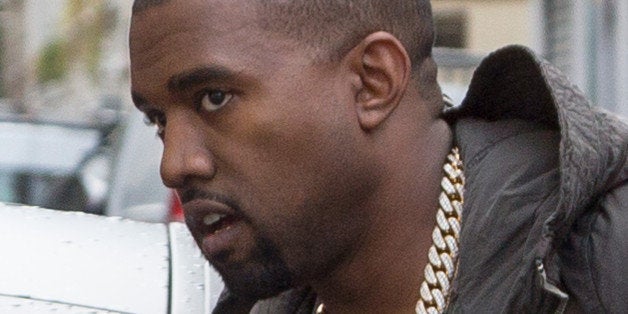 PARIS, FRANCE - SEPTEMBER 18: Singer Kanye West arrives at the 'A.P.C.' office on September 18, 2013 in Paris, France. (Photo by Marc Piasecki/FilmMagic)