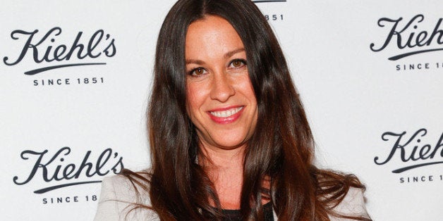 SANTA MONICA, CA - APRIL 17: Singer/songwriter Alanis Morissette attends Kiehl's launch of an Environmental Partnership Bene