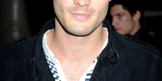 LONDON - SEPTEMBER 10: (EMBARGOED FOR PUBLICATION IN UK TABLOID NEWSPAPERS UNTIL 48 HOURS AFTER CREATE DATE AND TIME) Jamie Dornan attends the afterparty following the gala performance of 'Rain Man', at the Trafalgar Hotel on September 10, 2008 in London, England. (Photo by Dave M. Benett/Getty Images)