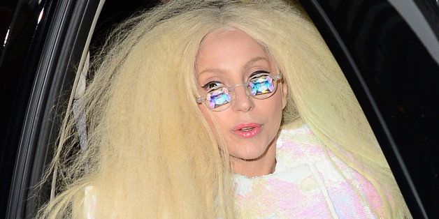 NEW YORK, NY - NOVEMBER 12: Singer Lady Gaga is seen in Soho on November 12, 2013 in New York City. (Photo by Raymond Hall/FilmMagic)
