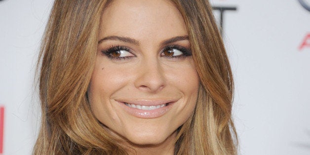 HOLLYWOOD, CA - NOVEMBER 12: TV personality Maria Menounos arrives at the AFI FEST 2013 for the 'Lone Survivor' premiere at TCL Chinese Theatre on November 12, 2013 in Hollywood, California. (Photo by Gregg DeGuire/WireImage)