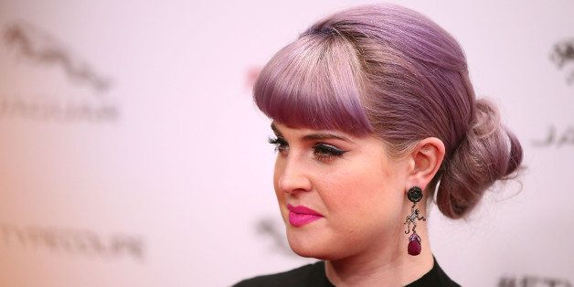 LOS ANGELES, CA - NOVEMBER 19: Kelly Osbourne arrives at the unveiling of the Jaguar F-TYPE Coupe at Raleigh Studios on November 19, 2013 in Los Angeles, California. (Photo by Joe Scarnici/Getty Images)