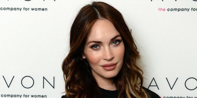 NEW YORK, NY - NOVEMBER 22: (EXCLUSIVE COVERAGE) Megan Fox wears the new Avon Empowerment Bracelet that will raise funds for