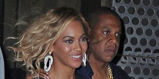NEW YORK, NY - AUGUST 25: Singer Beyonce Knowles and Jay-Z are seen on August 25, 2013 in New York City. (Photo by NCP/Star Max/FilmMagic)