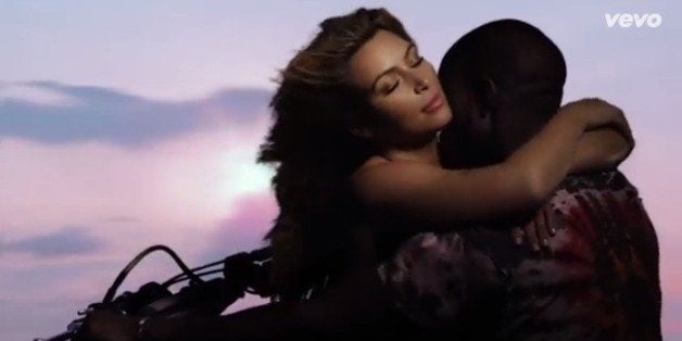 pix Kanye West Kim Motorcycle Video kanye west and kim kardashian s bound