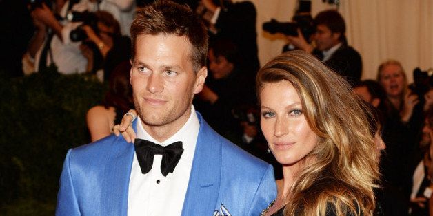 NEW YORK, NY - MAY 06: Tom Brady and Gisele Bundchen attend the Costume Institute Gala for the 'PUNK: Chaos to Couture' exhibition at the Metropolitan Museum of Art on May 6, 2013 in New York City. (Photo by Dimitrios Kambouris/Getty Images)