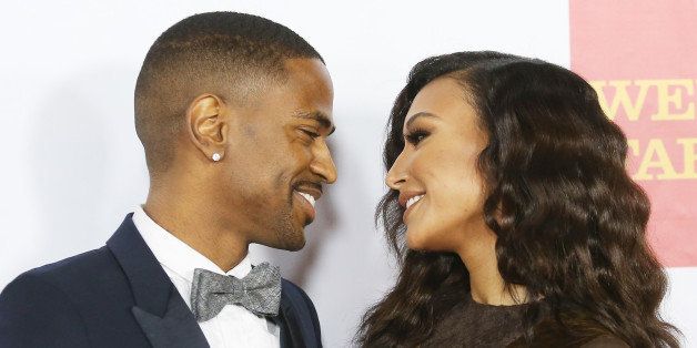 HOLLYWOOD, CA - DECEMBER 08: Big Sean (L) and Naya Rivera arrive at the 15th Annual Trevor Project Benefit held at Hollywood Palladium on December 8, 2013 in Hollywood, California. (Photo by Michael Tran/FilmMagic)
