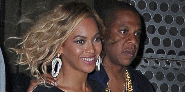 NEW YORK, NY - AUGUST 25: Singer Beyonce Knowles and Jay-Z are seen on August 25, 2013 in New York City. (Photo by NCP/Star Max/FilmMagic)