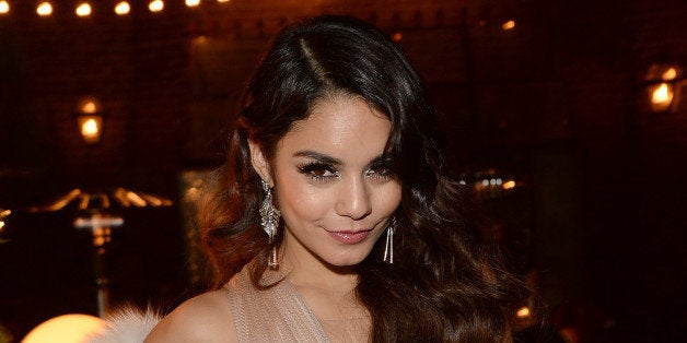 HOLLYWOOD, CA - DECEMBER 14: (EXCLUSIVE ACCESS) Vanessa Hudgens attends her birthday party held at No Vacancy on December 14