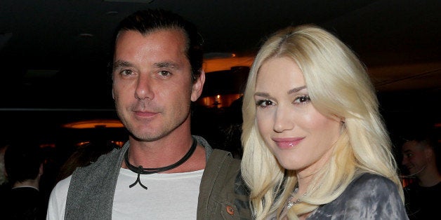 WEST HOLLYWOOD, CA - NOVEMBER 30: Musicians Gavin Rossdale (L) and Gwen Stefani attend PANDORA Jewelry and Moto X present 'American Hustle' at cinema prive at on November 30, 2013 in West Hollywood, California. (Photo by Rich Polk/Getty Images for cinema prive)