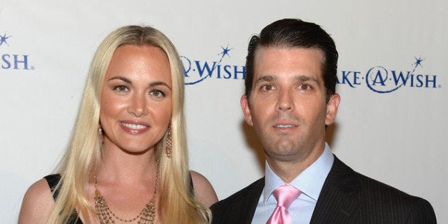 NEW YORK, NY - JUNE 13: Vanessa Trump and Donald Trump Jr. attend 'An Evening of Wishes', Make-A-Wish Metro New York's 30th