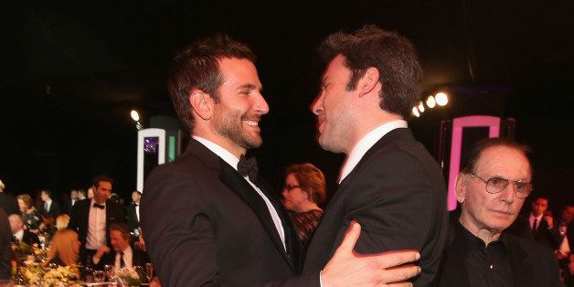 LOS ANGELES, CA - JANUARY 18: (L-R) Actors Bradley Cooper and Ben Affleck attend the 20th Annual Screen Actors Guild Awards at The Shrine Auditorium on January 18, 2014 in Los Angeles, California. (Photo by Christopher Polk/WireImage)