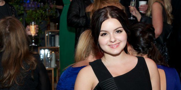 WEST HOLLYWOOD, CA - JANUARY 26: Ariel Winter attends The Grammy Awards Red Light Management After Party at Sky Bar, Mondrian Hotel on January 26, 2014 in West Hollywood, California. (Photo by Earl Gibson III/WireImage)