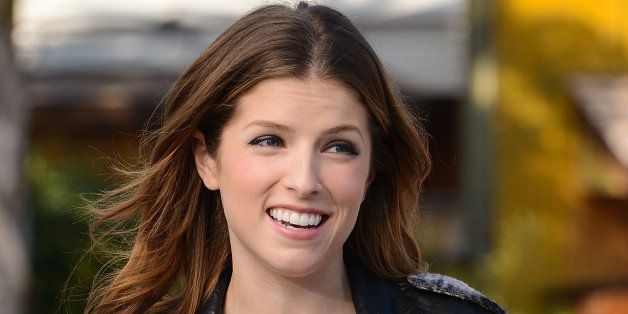 UNIVERSAL CITY, CA - JANUARY 29: Anna Kendrick visits 'Extra' at Universal Studios Hollywood on January 29, 2014 in Universal City, California. (Photo by Noel Vasquez/Getty Images)