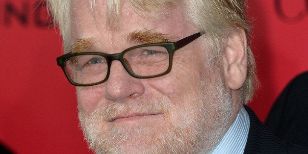LOS ANGELES, CA - NOVEMBER 18: Actor Philip Seymour Hoffman attends the premiere of Lionsgate's 'The Hunger Games: Cathching