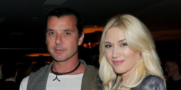 WEST HOLLYWOOD, CA - NOVEMBER 30: Musicians Gavin Rossdale (L) and Gwen Stefani attend PANDORA Jewelry and Moto X present 'American Hustle' at cinema prive at on November 30, 2013 in West Hollywood, California. (Photo by Rich Polk/Getty Images for cinema prive)