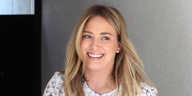 HOLLYWOOD - FEBRUARY 21: Hilary Duff sighting on February 21, 2014 in Hollywood, California.
(Photo by David Aguilera/BuzzF