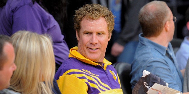 LOS ANGELES, CA - MARCH 06: Will Ferrell attends a basketball game between the Los Angeles Clipers and the Los Angeles Lakers at Staples Center on March 6, 2014 in Los Angeles, California. (Photo by Noel Vasquez/GC Images)