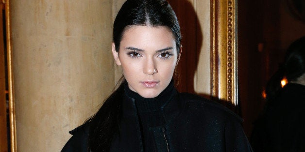 PARIS, FRANCE - MARCH 01: Model Kendall Jenner attending the Cocktail Dinatoire of German VOGUE in honor of Mario Testino at Restaurant 1728 on March 1, 2014 in Paris, France. (Photo by Bertrand Rindoff Petroff/Getty Images)