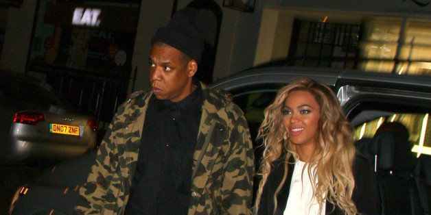 LONDON, UNITED KINGDOM - MARCH 05: Jay-Z and Beyonce at the Arts club on March 5, 2014 in London, England. (Photo by Mark Robert Milan/FilmMagic)