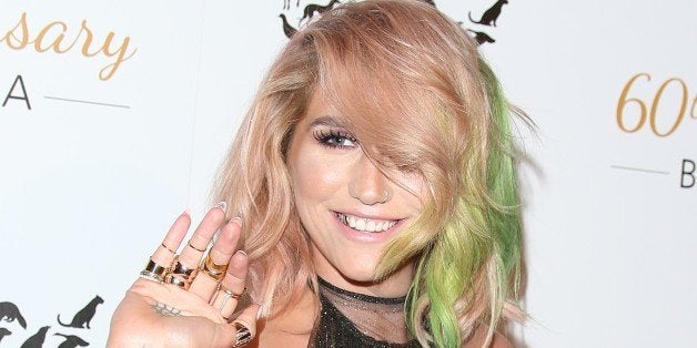 BEVERLY HILLS, CA - MARCH 29: Kesha attends The Humane Society Of The United States 60th Anniversary Benefit Gala held at The Beverly Hilton Hotel on March 29, 2014 in Hollywood, California. (Photo by JB Lacroix/WireImage)