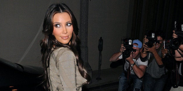 LOS ANGELES, CA - SEPTEMBER 24: Kim Kardashian arrives at Nobu restaurant with her new Rolls Royce Ghost on September 24, 2010 in Los Angeles, California. (Photo by Jean Baptiste Lacroix/WireImage)