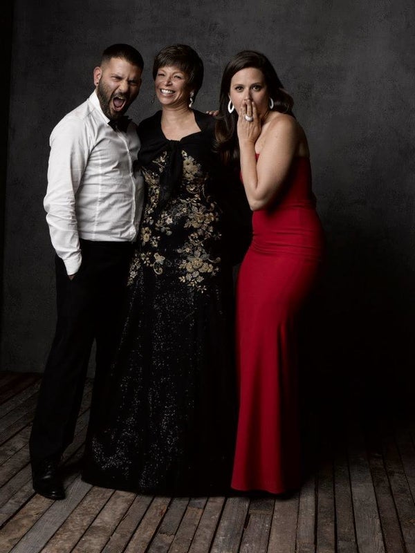 Celebrities Pose For Vanity Fair And Facebook's WHCA Party Portraits