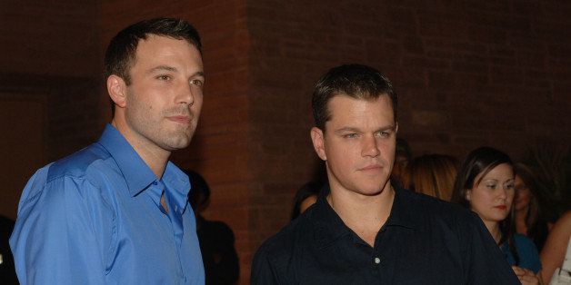Ben Affleck and Matt Damon during 'Feast' World Premiere at Brenden Theaters at The Palms Hotel and Casino Resort in Las Vegas, Nevada. (Photo by Denise Truscello/WireImage)