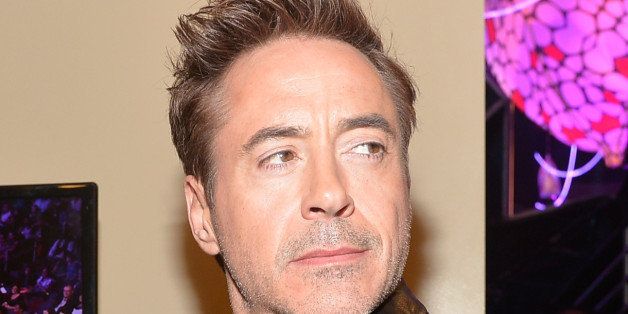 LOS ANGELES, CA - MARCH 29: Actor Robert Downey Jr., winner of Favorite Male Butt Kicker backstage during Nickelodeon's 27th Annual Kids' Choice Awards held at USC Galen Center on March 29, 2014 in Los Angeles, California. (Photo by Alberto Rodriguez/KCA2014/Getty Images)