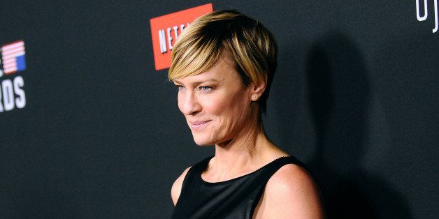 LOS ANGELES, CA - FEBRUARY 13: Actress Robin Wright attends a screening of 'House Of Cards' at Directors Guild Of America on February 13, 2014 in Los Angeles, California. (Photo by Jason LaVeris/FilmMagic)