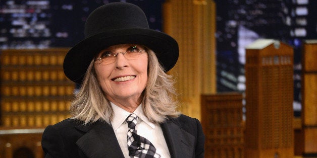 NEW YORK, NY - APRIL 29: Diane Keaton visits 'The Tonight Show Starring Jimmy Fallon' at Rockefeller Center on April 29, 201
