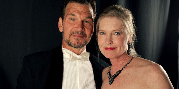 BEVERLY HILLS, CA - FEBRUARY 17: *EXCLUSIVE ACCESS* Actor Patrick Swayze (L) and wife Lisa Niemi pose backstage during the 9th annual Costume Designers Guild Awards held at the Beverly Wilshire Hotel on February 17, 2007 in Beverly Hills, California. (Photo by Mark Mainz/Getty Images for CDG)