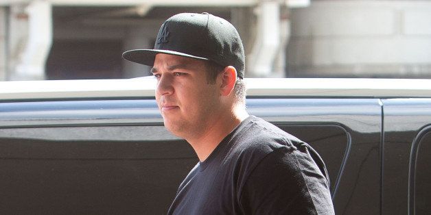 LOS ANGELES, CA - APRIL 01: Rob Kardashian is seen on April 01, 2013 in Los Angeles, California. (Photo by GVK/Bauer-Griffin/GC Images)