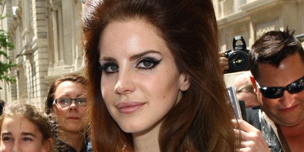 LONDON, UNITED KINGDOM - JUNE 24: Lana Del Rey seen leaving her hotel to perform at The BBC Radio One Hackney Weekend on June 24, 2012 in London, England. (Photo by Neil Mockford/FilmMagic)