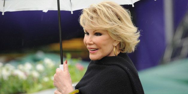 LONDON, ENGLAND - MAY 27: Joan Rivers launches the E4 Udderbelly season of comedy, music, theatre, circus, magic and children's shows as part of the Underbelly fringe festival at Southbank Centre on May 27, 2009 in London, England. (Photo by Ferdaus Shamim/WireImage)