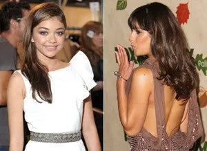 Sarah Hyland Makes Fun Of Lea Michele s Red Carpet Posing VIDEO