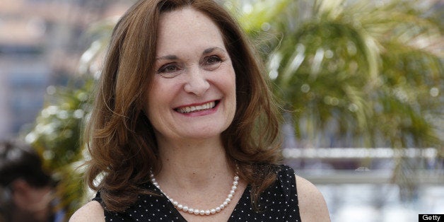 US actress Beth Grant smiles on May 20, 2013 while posing during a photocall for the film 'As I Lay Dying' presented in the Un Certain Regard section at the 66th edition of the Cannes Film Festival in Cannes. Cannes, one of the world's top film festivals, opened on May 15 and will climax on May 26 with awards selected by a jury headed this year by Hollywood legend Steven Spielberg. AFP PHOTO / VALERY HACHE (Photo credit should read VALERY HACHE/AFP/Getty Images)