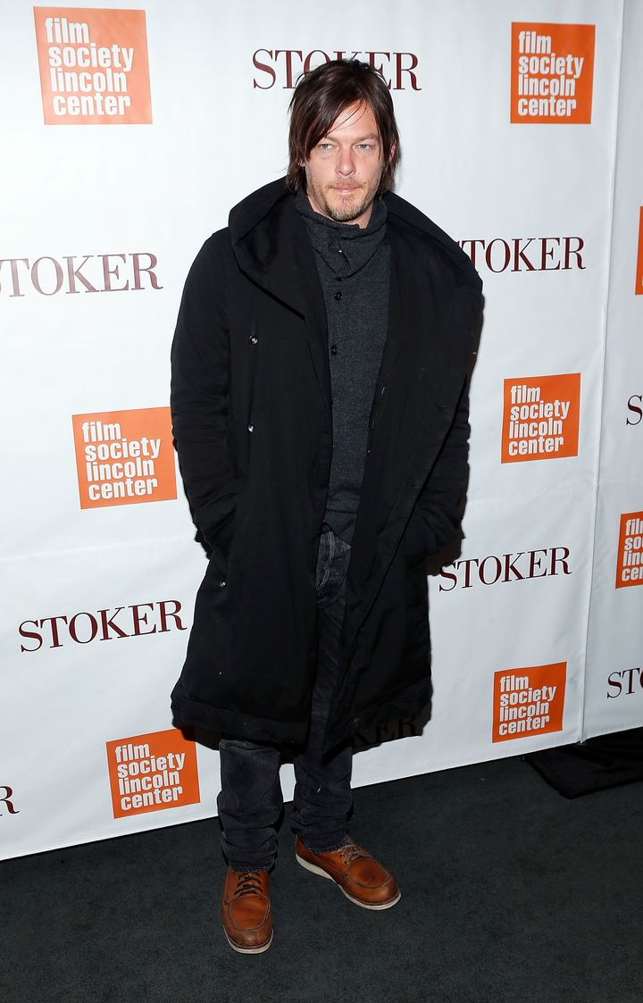 NEW YORK, NY - FEBRUARY 27: Actor Norman Reedus attends the 'Stoker' New York Screening at The Film Society of Lincoln Center, Walter Reade Theatre on February 27, 2013 in New York City. (Photo by Jemal Countess/Getty Images)
