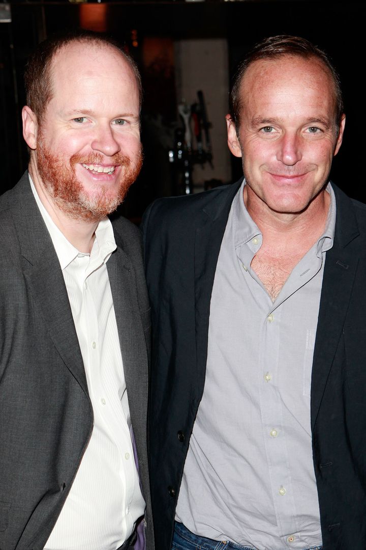 TORONTO, ON - SEPTEMBER 08: (L-R) Director Joss Whedon and Actor Clark Gregg attend The Hollywood Reporter TIFF Video Lounge Presented By Canon during the 2012 Toronto International Film Festival at Brassaii on September 8, 2012 in Toronto, Canada. (Photo by Todd Oren/Getty Images For The Hollywood Reporter)
