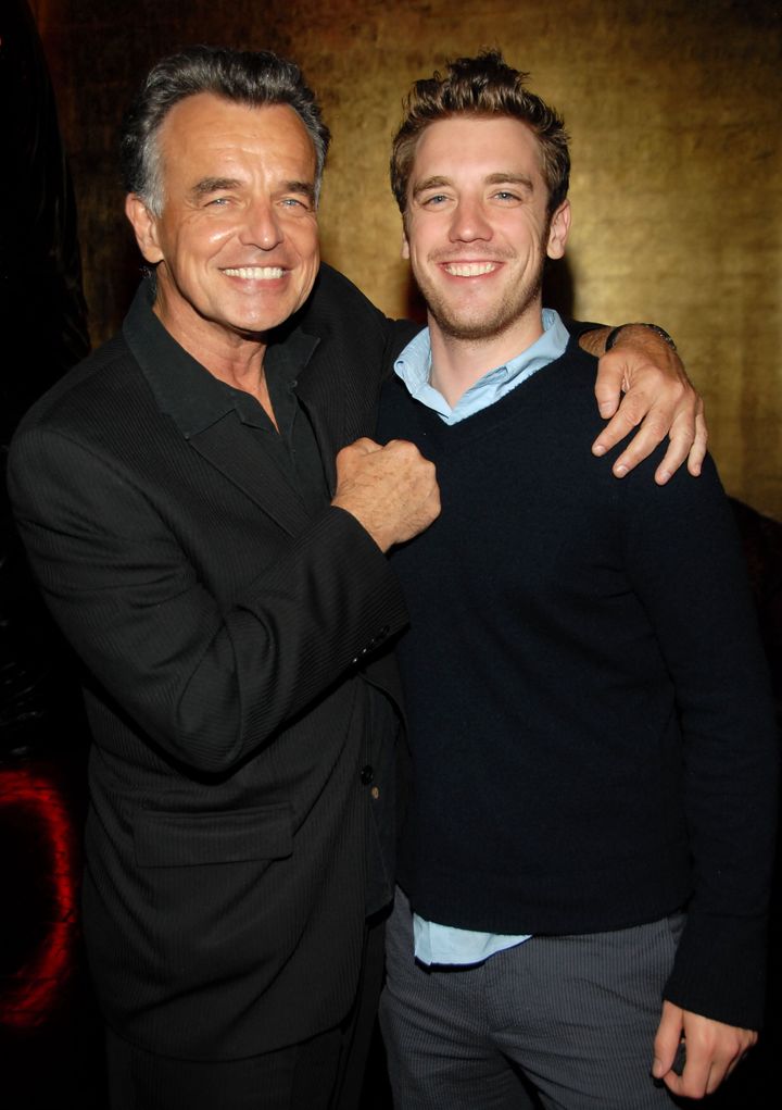 (EXCLUSIVE, Premium Rates Apply) Ray Wise and Bret Harrison of 'Reaper' (Photo by Kevin Mazur/WireImage for The CW Network)