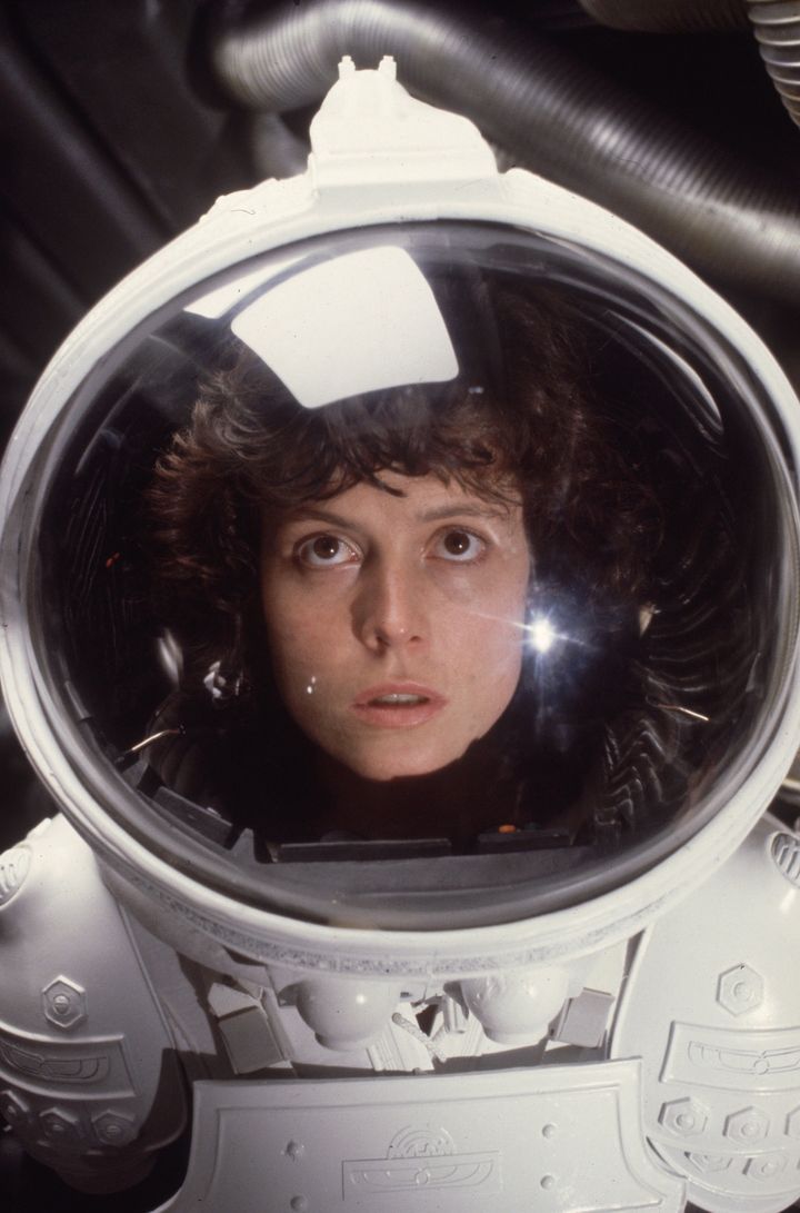 American actress Sigourney Weaver in the role of Ripley in the film 'Alien'. (Photo by Hulton Archive/Getty Images)