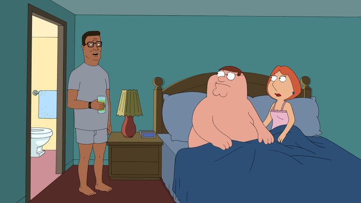 John oliver and hank hill from king of the hill