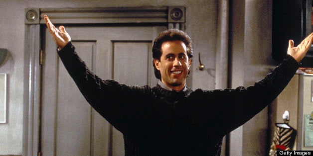 SEINFELD -- 'The Blood' Episode 4 -- Pictured: Jerry Seinfeld as Jerry Seinfeld (Photo by Joey Delvalle/NBC/NBCU Photo Bank