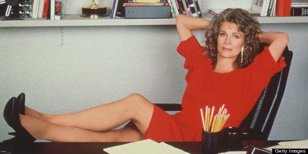 Candice Bergen as television journalist Murphy Brown from the CBS sitcom, California, 1990. (Photo by CBS Photo Archive/Getty