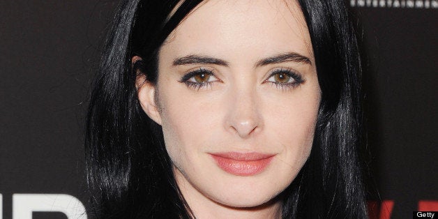 HOLLYWOOD, CA - MAY 08: Actress Krysten Ritter arrives at the Los Angeles Premiere 'Black Rock' at ArcLight Hollywood on May