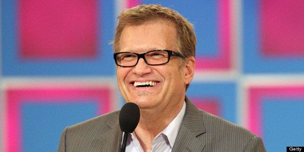 LOS ANGELES, CA - MARCH 12: Host Drew Carey speaks during CBS' 'The Bold and the Beautiful' Showcase on 'The Price Is Right' television show on March 12, 2012 in Los Angeles, California. (Photo by Frederick M. Brown/Getty Images)